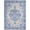 Homeroots 4 x 6 ft. Gray & Blue Persian Medallion Area Rug 385832 - alternate 1